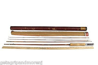 MINT South Bend 59-9' 4 Pc Split Bamboo Fishing Pole Fly Rod 59