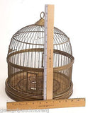 HENDRYX Bird Cage BRASS Metal Beehive Dome House Terarium Antique!