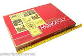 MONOPOLY Parker Brothers Real Estate Trading Game Equipment 1964 Good Condition!
