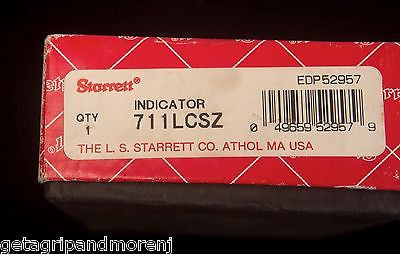 STARRETT 711LCSZ Last Word Dial Test Indicator .0005 w/Case Excellent Condition!