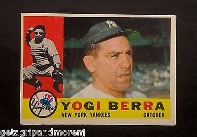 TOPPS YOGI BERRA 1960 #480 Yankees Baseball Card In Excellent Conditio –  Get A Grip & More