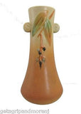 Weller Pottery Cornish Two Toned Mocked Handled Vase Brown