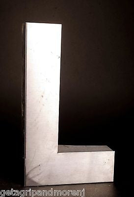 Stainless Steel 12" Inch Marquee Letter Sign "L" Vintage!