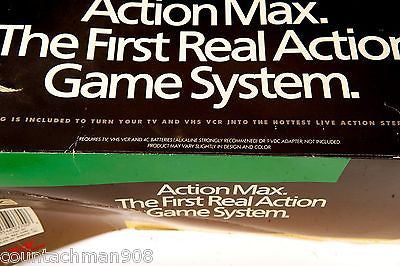 Action Max Console Action Max Game System Complete in Box with Sealed Sonic Fury Game Car ...