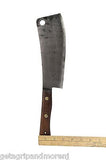 Village Blacksmith Co. Butcher Steel Forged Cleaver with 8.5 in blade