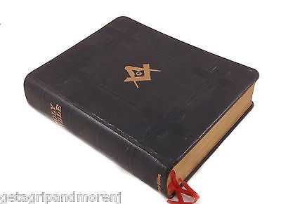 HOLY BIBLE A.J. Holman Masonic Edition Free Mason 1932 Vintage!