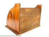 Pine Wood Roll Top Bread Box - 1970's - vintage