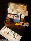 BOY SCOUTS OF AMERICA WWII 1942 Official First Aid Kit Antique!