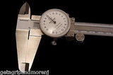 MITUTOYO 11" Dial Vernier Caliper 002mm Jeweled No 505-647 w/ Case Exl Condition