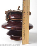 ELECTRIC INSULATOR 3 Tier PORCELAIN Lg. From Jersey City NJ Abandoned Substation