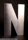 Stainless Steel 12" Inch Letter Marquee Sign N Vintage!