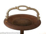 CAST BRASS Cast Iron? Pedestal Ash Tray 26.5" Inch Vintage!