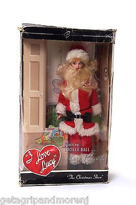 I LOVE LUCY Lucille Ball Christmas Lucy Ricardo as Santa Barbie Doll C Get A Grip More