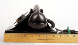 WESTERN ELECTRIC Model F1W Black Rotary Dial Telephone Antique!