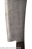 Village Blacksmith Co. Butcher Steel Forged Cleaver with 8.5 in blade