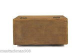 Bayuk Philadelphia Longfellow Wood Dovetailed Hinged Cigar Advertising Box 1920s