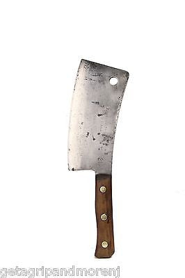 Vintage 14 Blade *** FOSTER BROS. *** Huge Carbon Steel Breaking Knife USA