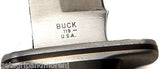 BUCK KNIFE 119BKS Special Fixed Hunting Blade Black Phenolic Handle w/ Sheath!