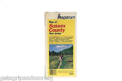 Hagstrom Map of Sussex County NJ