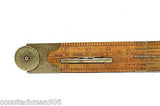 Lufkin 863L Folding Rule, Protractor & Level Architect Inclinometer Rare
