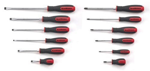 GearWrench 80051 12 Piece Combination Dual Material Screwdriver Set