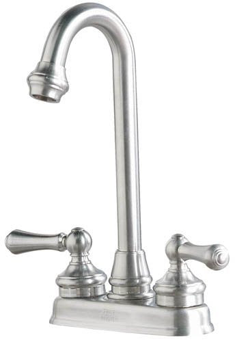 Pfister 87180SS Savannah Double-Handle Centerset Bar and Kitchen Island Faucet, Stainless Steel