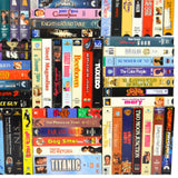 Huge Lot 159 VHS TAPES Most MOVIES (MIXED GENRES) Some SPORTS & EXERCISE 82 lbs!