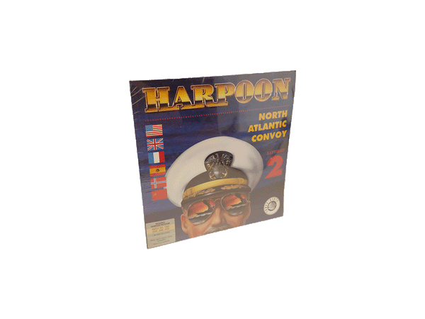 Harpoon North Atlantic Convoy Video Game Software Amiga 500, 1000 New and Sealed in Plastic NIB Battleset 2