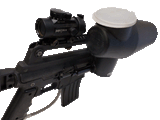 M16 Alpha Black Tactical Paintball Gun w/CO2 Canister Cyclone Feed System Matrix Tactical Scope  US Army Tippmann