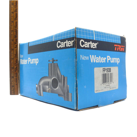 New (Open Box) CARTER TRW "WATER PUMP" No. FP1938 Complete in Box NOS CAR PART