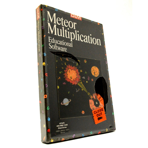 New ATARI 400/800/1200 "METEOR MULTIPLICATION" Sealed! EDUCATIONAL COMPUTER GAME