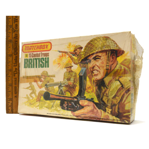 New in Box! MATCHBOX 1:32 Scale "15 BRITISH COMBAT TROOPS" #P6002 Sealed! c.1983