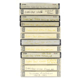 Vintage GRATEFUL DEAD CONCERT TAPES Lot of 12 Cassettes from 1966-69 LIVE SHOWS!