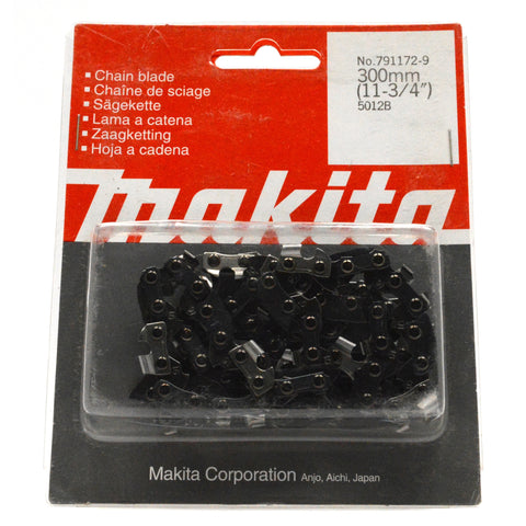 Brand New! MAKITA CHAIN SAW BLADE No. 791172-9 in Package! 300mm (11-3/4") 5012B