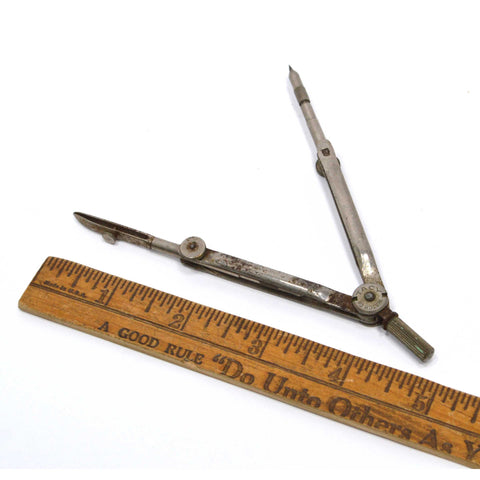 Antique "TACY WATCH CO." COMPASS TOOL Drafting / Repair? "CYMA SWISS MADE" Rare!