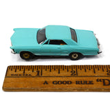 Vintage AURORA THUNDERJET SLOT CAR No. 1357 Turquoise 1963 BUICK RIVIERA (1of2)