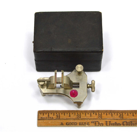 Vintage CLOCK / WATCHMAKERS POISING BALANCING TOOL Original Box MARKED "GERMANY"