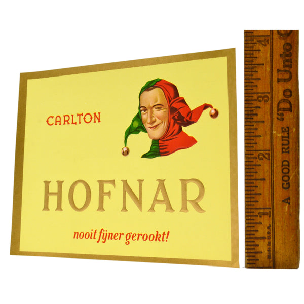 Vintage CIGAR BOX LABEL New/Never Used HOFNAR 'CARLTON' Multiple Available! RARE