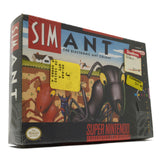 Brand New! SNES "SIM ANT" Super Nintendo Game MISB-NIB-MIB *N. America* SEALED!