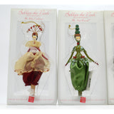Russ Holiday BELLES DE NOEL Lot of 5 Hand-painted XMAS ORNAMENTS by RUSS BERRIE