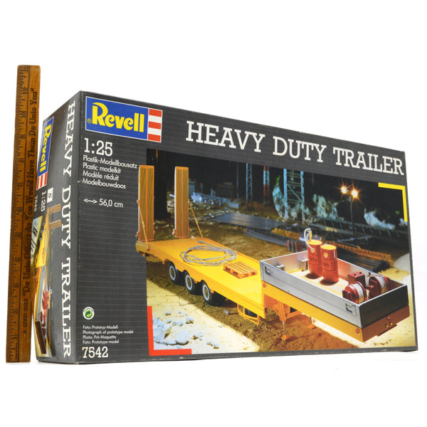 100% Complete! REVELL 1:25 Scale Model Kit "HEAVY DUTY TRAILER" #7542 from 1992