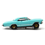 Vintage AURORA THUNDERJET SLOT CAR No. 1357 Turquoise 1963 BUICK RIVIERA (1of2)