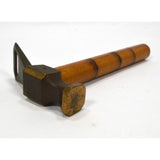 Vintage BRASS & FAUX BAMBOO MULTI-TOOL 3-Tools HAMMER, BOTTLE OPENER & CORKSCREW
