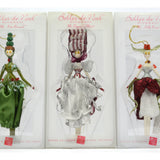 Russ Holiday BELLES DE NOEL Lot of 5 Hand-painted XMAS ORNAMENTS by RUSS BERRIE
