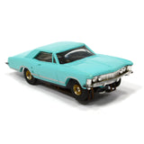 Vintage AURORA THUNDERJET SLOT CAR No. 1357 Turquoise 1963 BUICK RIVIERA (1of2)