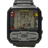 Very Rare! NELSONIC PAC-MAN GAME WATCH Electronic Wristwatch M.Z. BERGER, 1983