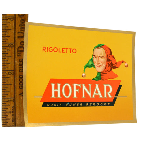 Vintage CIGAR BOX LABEL New/Never Used HOFNAR 'RIGOLETTO' Multiple Avail. RARE!