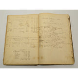 Antique "1846 FARMER'S DAY BOOK" Handwritten FARM ACCOUNT "John Ditmas" Flatbush