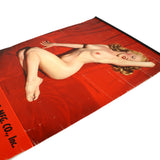 Vtg MARILYN MONROE 1953 GOLDEN DREAMS Nude Pin-up Calendar VAN PRAGG ADVERTISING