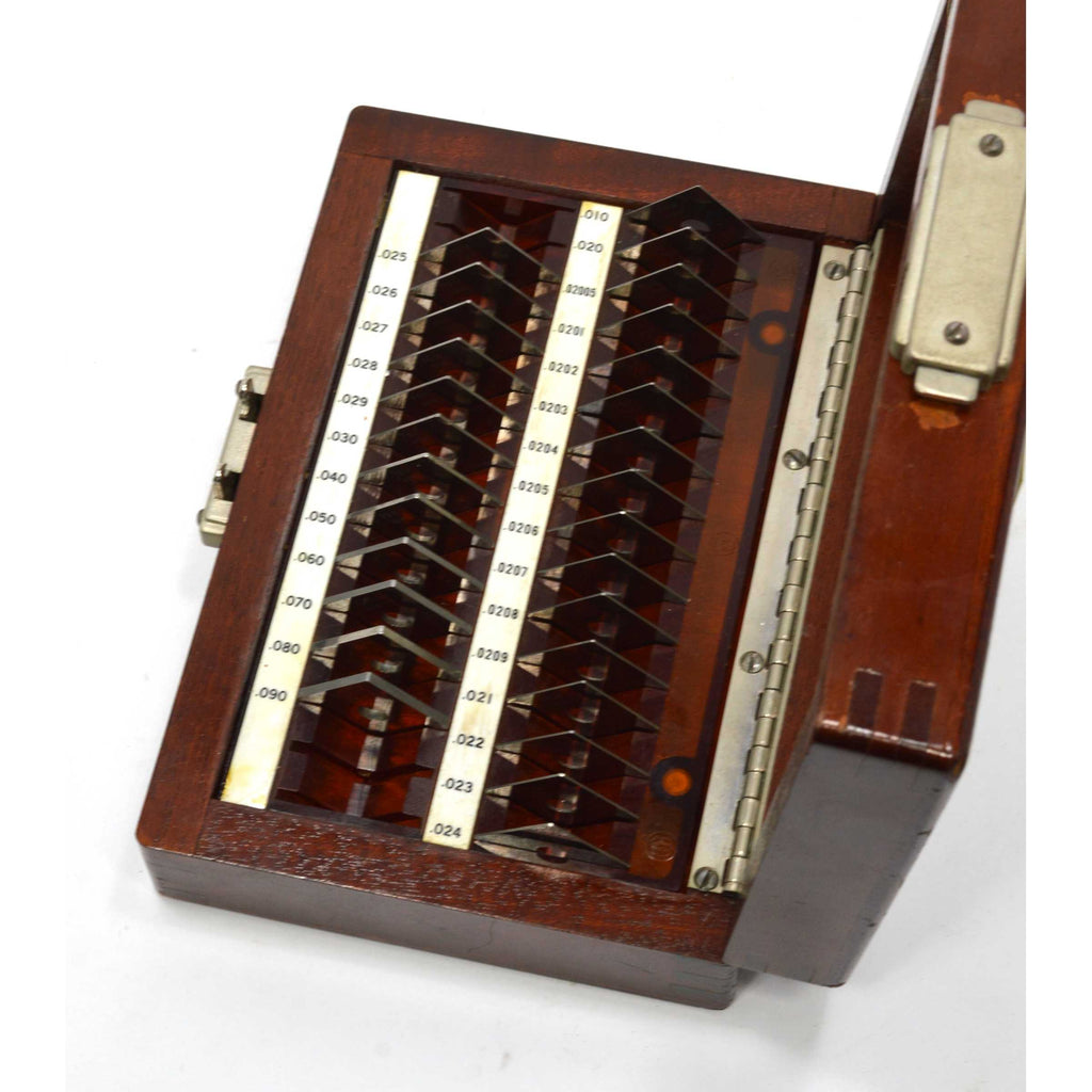 Vintage PRATT & WHITNEY "HOKE" PRECISION GAGE BLOCKS No. 333G, 28 pcs